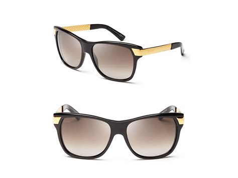 gucci sunglasses gold and black|gucci sunglasses sale or clearance.